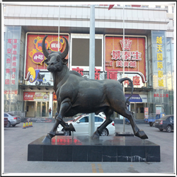 商場(chǎng)銅牛雕塑 商場(chǎng)銅牛雕塑