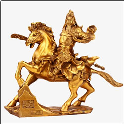 關(guān)公騎馬銅像 關(guān)公騎馬銅像