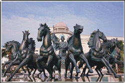 阿波羅銅馬戰(zhàn)車銅雕塑 阿波羅銅馬戰(zhàn)車銅雕塑