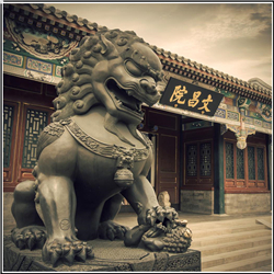 看門銅獅子 看門銅獅子