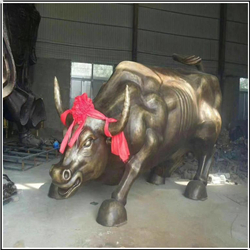 大型鎏金銅牛 大型鎏金銅牛
