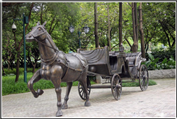 馬拉車雕塑 馬拉車雕塑