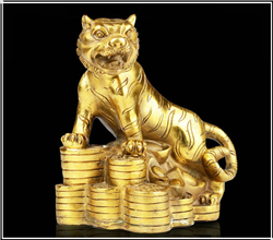 生肖銅虎擺件 生肖銅虎擺件