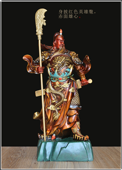 身披紅衣銅關(guān)公 身披紅衣銅關(guān)公