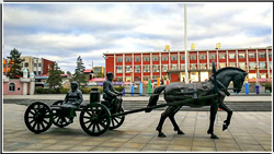 銅馬車(chē)雕塑 銅馬車(chē)雕塑