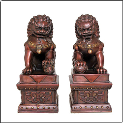 精品純銅獅子 精品純銅獅子