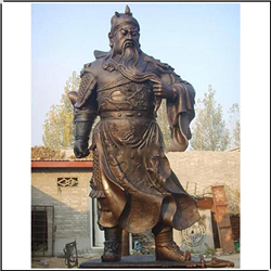 捋胡子銅關(guān)公像雕塑 捋胡子銅關(guān)公像雕塑