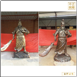銅雕關(guān)公銅像 銅雕關(guān)公銅像