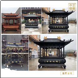 鑄造佛堂寺廟銅香爐 鑄造佛堂寺廟銅香爐