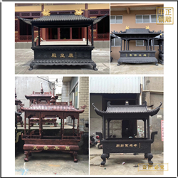 鑄造禪寺長方形銅香爐 鑄造禪寺長方形銅香爐