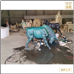 工廠批發(fā)純銅牛擺件 工廠批發(fā)純銅牛擺件