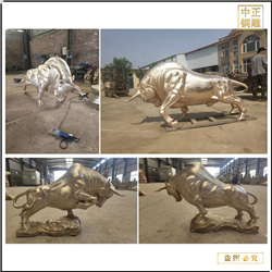 2米招財銅牛生產(chǎn)廠 2米招財銅牛生產(chǎn)廠