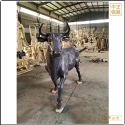 銅牛雕塑現(xiàn)貨供應 