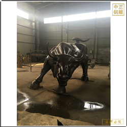 廣場(chǎng)華爾街銅牛鑄造 廣場(chǎng)華爾街銅牛鑄造