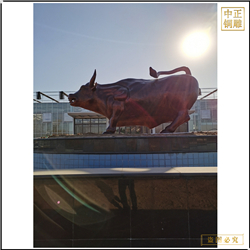 戶(hù)外華爾街銅牛雕塑 戶(hù)外華爾街銅牛雕塑