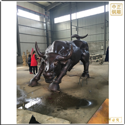 華爾街銅牛雕塑加工 華爾街銅牛雕塑加工