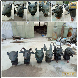 純銅十二生肖銅雕塑批發(fā) 純銅十二生肖銅雕塑批發(fā)