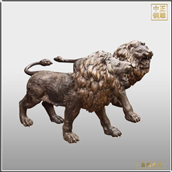 文廟大門守門雄獅雕塑 文廟大門守門雄獅雕塑