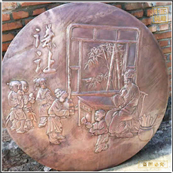 圓形景觀(guān)銅浮雕
