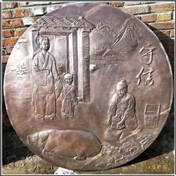 景觀(guān)人物銅浮雕
