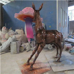 銅母子鹿 銅母子鹿