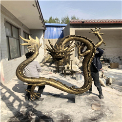 大堂銅龍雕塑 大堂銅龍雕塑