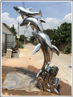 海豚動(dòng)物雕塑 海豚動(dòng)物雕塑